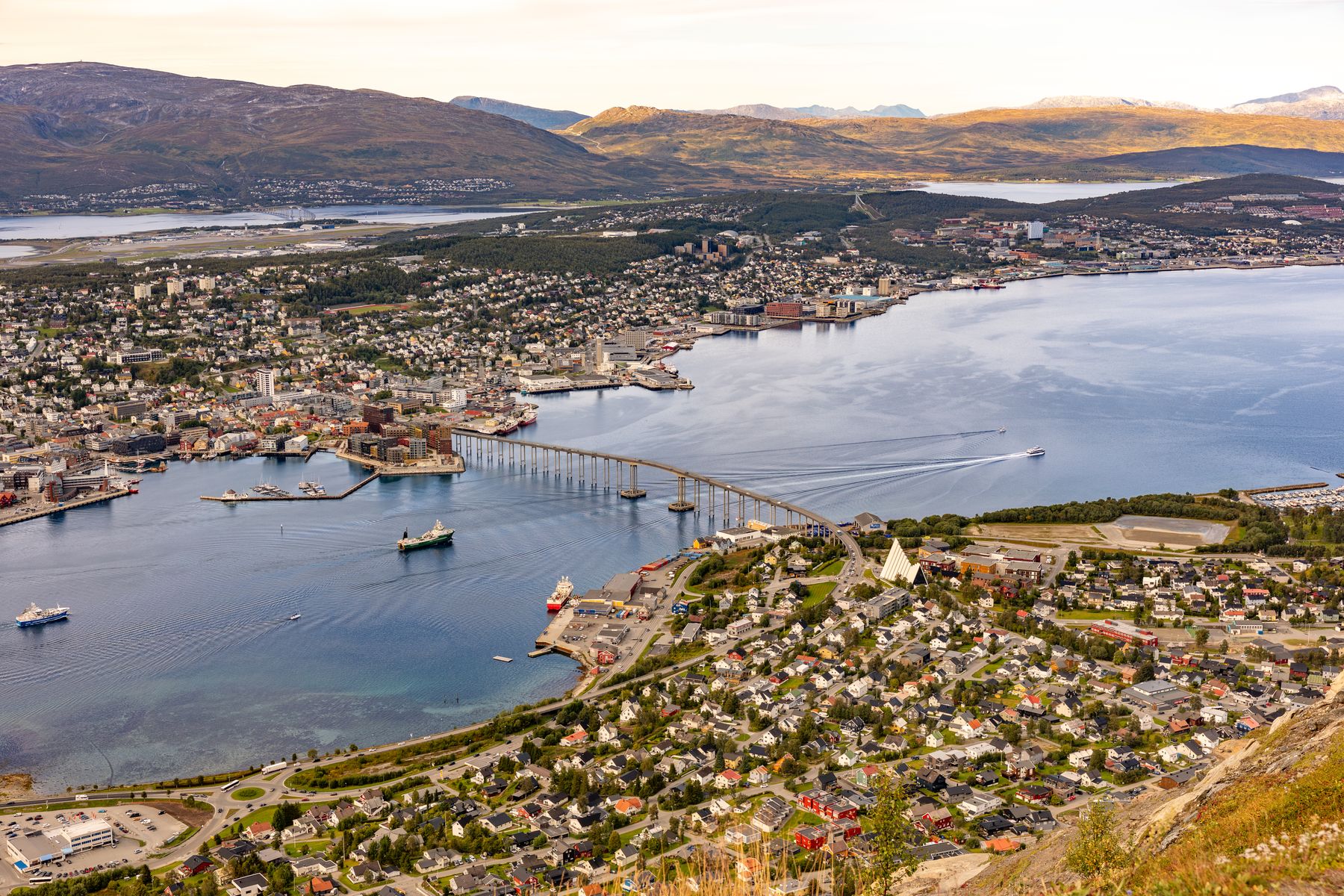 Tromsø Bridge Aerial 